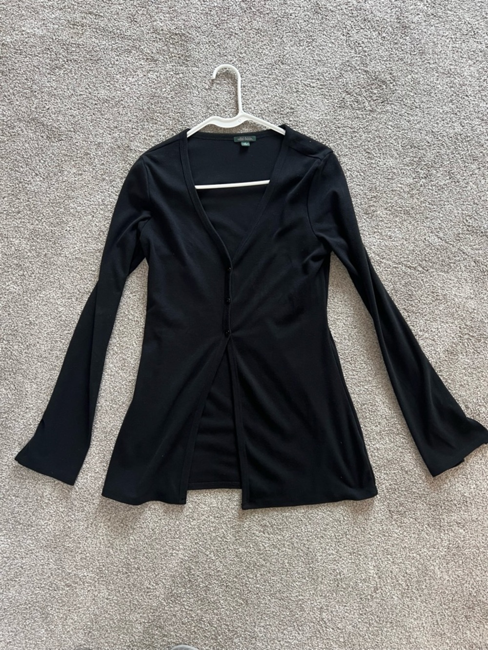 Wild Fable Black Women’s Long Sleeve V-Neck Button Cardigan